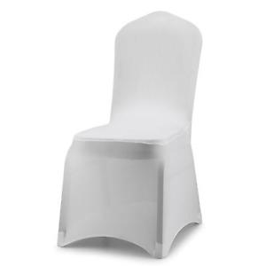 White Lycra Chair Cover - Wellington Wedding Hire