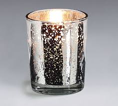 Silver mercury votive - Wellington Wedding Hire