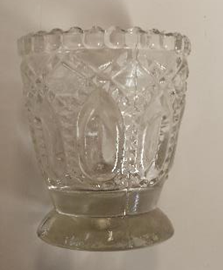 Vintage glass votive - Wellington Wedding Hire