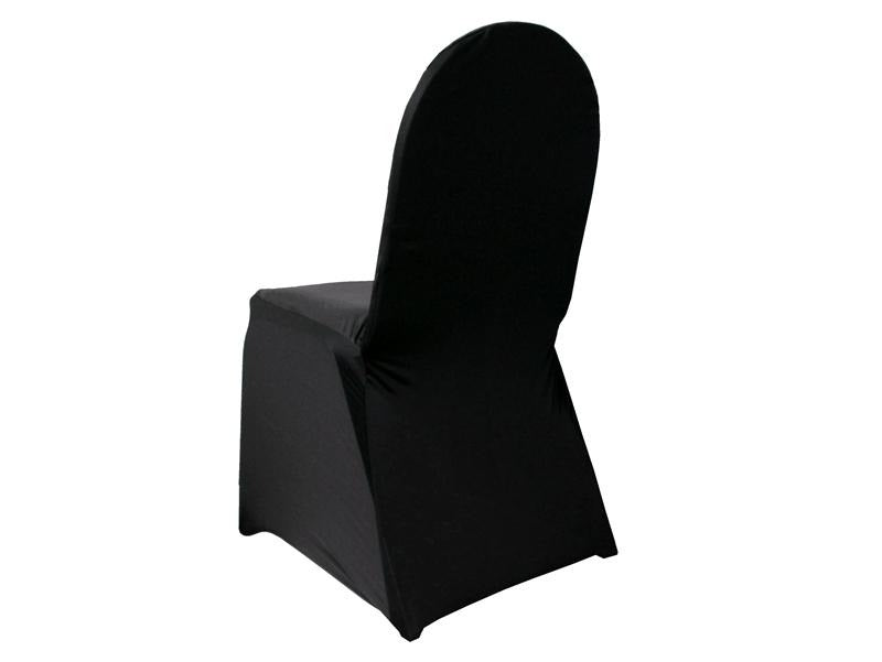 Black Lycra Chair Cover - Wellington Wedding Hire