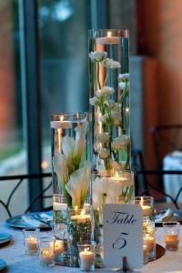 Clear glass cylinder vase - Wellington Wedding Hire
